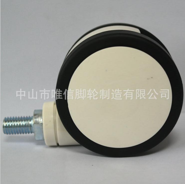 中山3寸絲桿活動(dòng)雙片腳輪圖片/中山3寸絲桿活動(dòng)雙片腳輪樣板圖 (3)