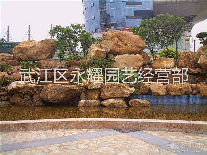 魚池假山圖片/魚池假山樣板圖 (1)