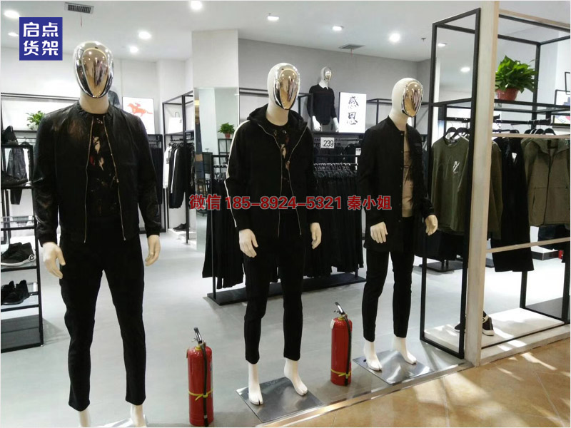 KM快時尚男裝貨架圖片/KM快時尚男裝貨架樣板圖 (2)