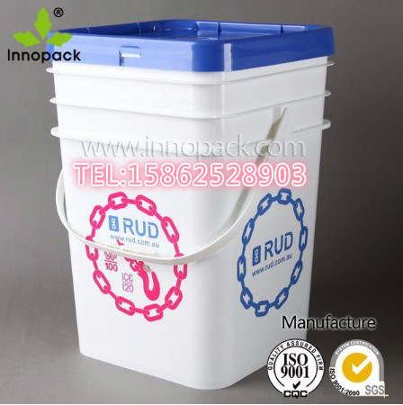 供應大口20L塑料方桶 20公升KG方口桶 20升大口方桶