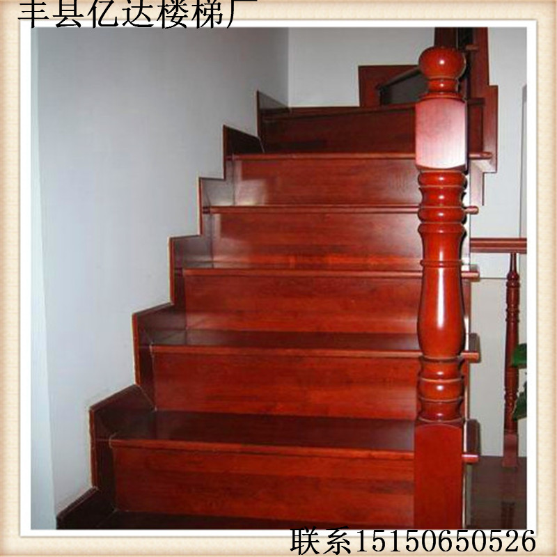 實(shí)木樓梯扶手圖片/實(shí)木樓梯扶手樣板圖 (2)