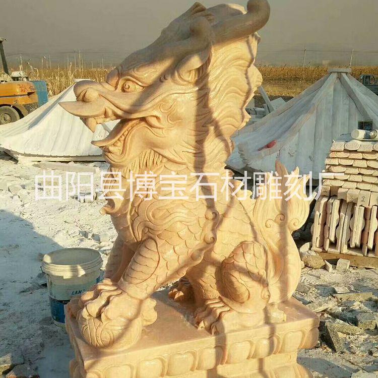 石雕麒麟圖片/石雕麒麟樣板圖 (1)