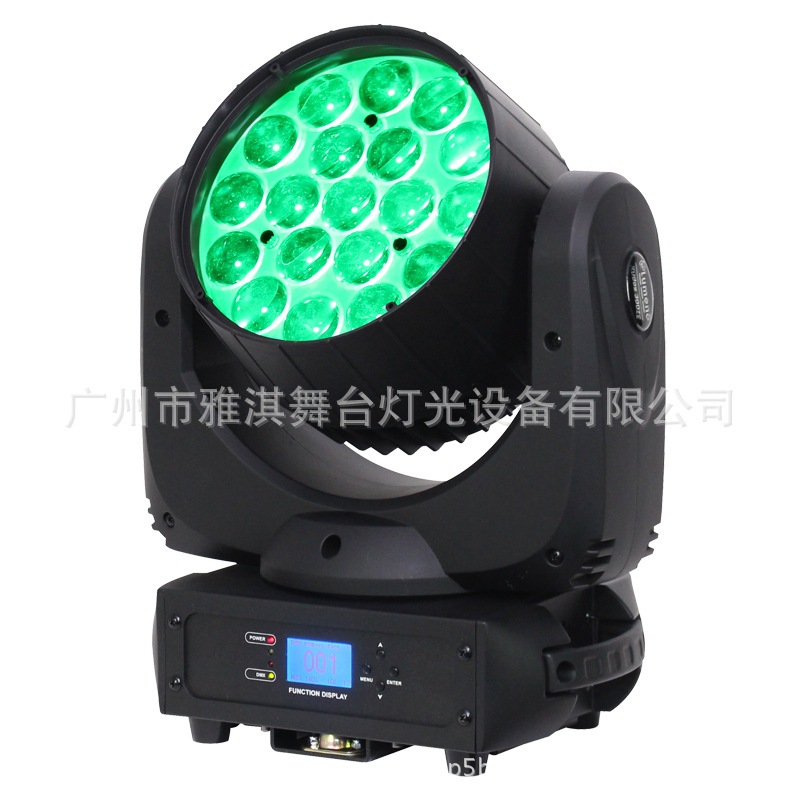 供應(yīng)yakay 19*10W LED染色搖頭燈/光束染色二合一|LED變色龍/調(diào)焦LED電腦燈