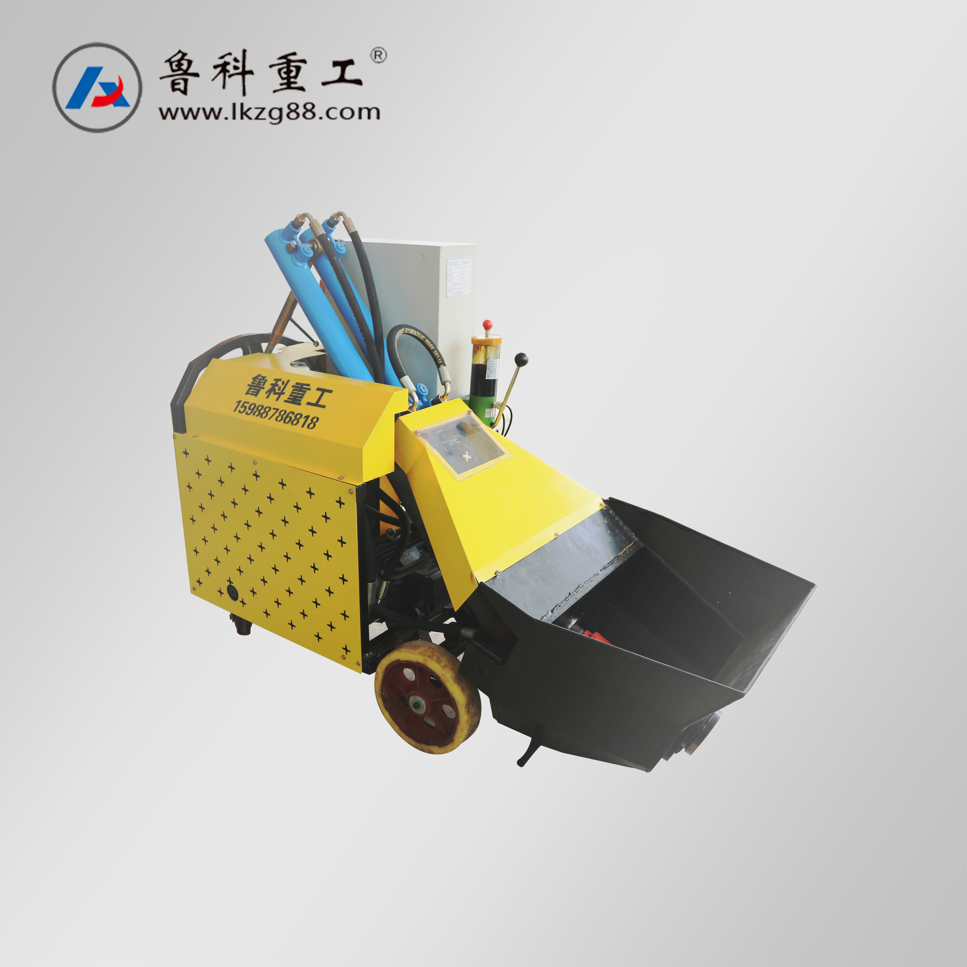 小型混凝土輸送泵圖片/小型混凝土輸送泵樣板圖 (1)