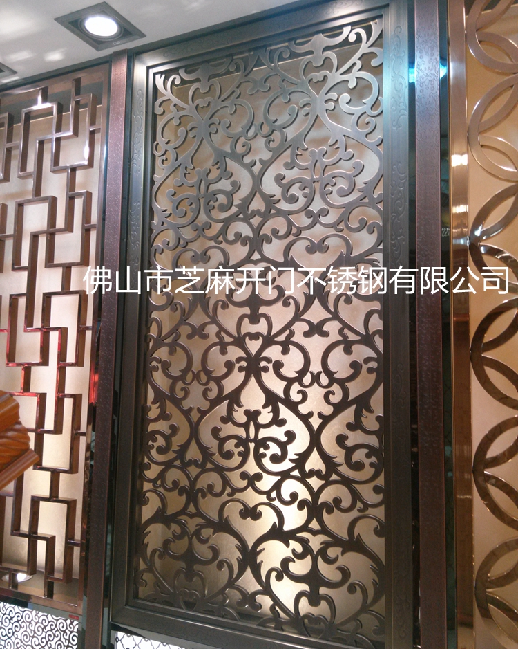 不銹鋼鏤空裝飾屏風(fēng)圖片/不銹鋼鏤空裝飾屏風(fēng)樣板圖 (2)