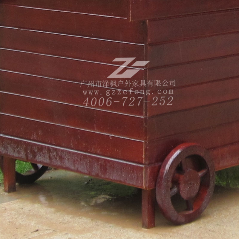 防腐木花車圖片/防腐木花車樣板圖 (2)