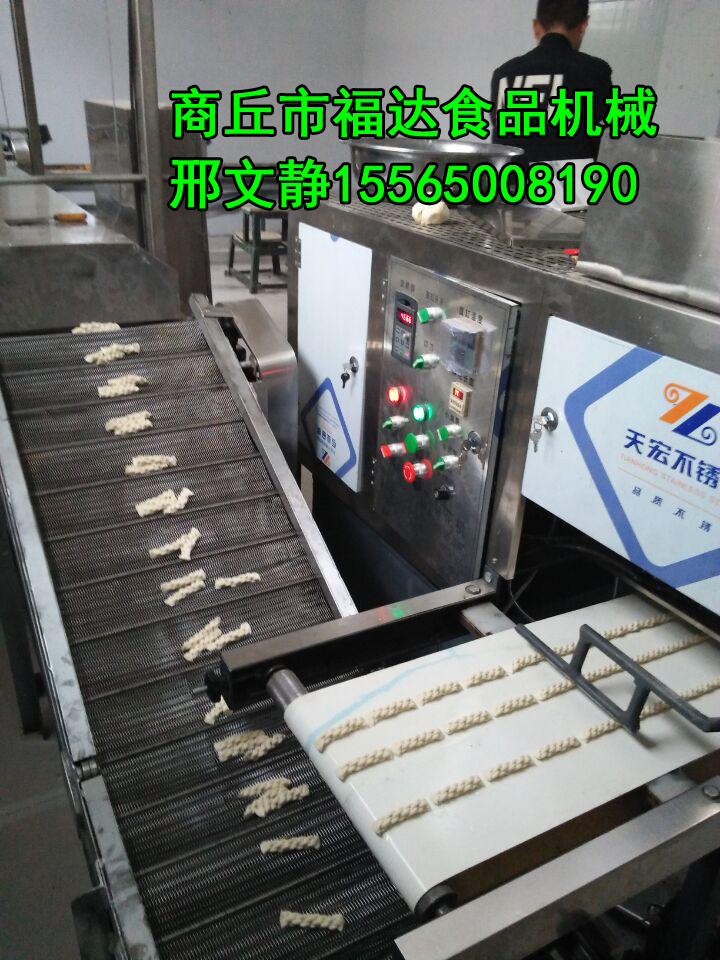高產(chǎn)量大型全自動(dòng)麻花油炸生產(chǎn)線圖片/高產(chǎn)量大型全自動(dòng)麻花油炸生產(chǎn)線樣板圖 (1)