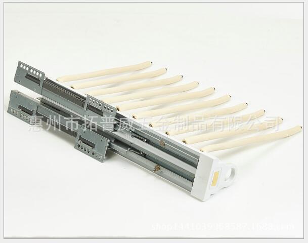 伸縮緩沖功能收納褲架圖片/伸縮緩沖功能收納褲架樣板圖 (2)