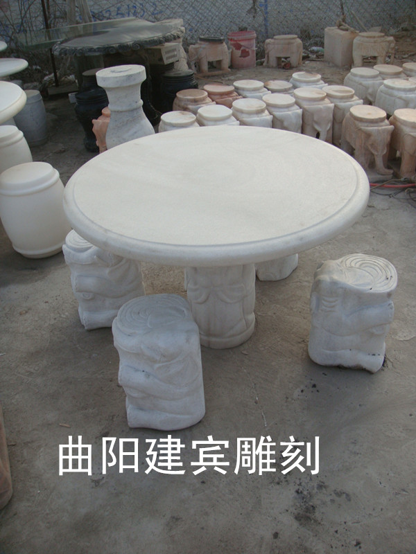 漢白玉桌子圖片/漢白玉桌子樣板圖 (3)