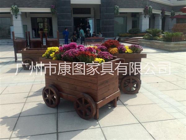 防腐木花車(chē)圖片/防腐木花車(chē)樣板圖 (1)