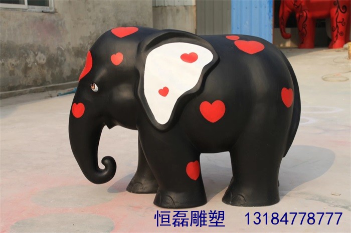 玻璃鋼大象雕塑圖片/玻璃鋼大象雕塑樣板圖 (2)