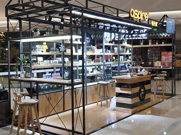 廣西南寧鋼木貨架商超貨架母嬰店貨圖片