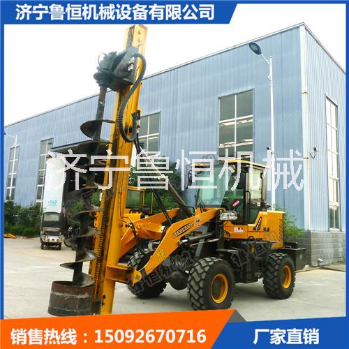 裝載機(jī)改裝螺旋打樁機(jī)圖片/裝載機(jī)改裝螺旋打樁機(jī)樣板圖 (2)