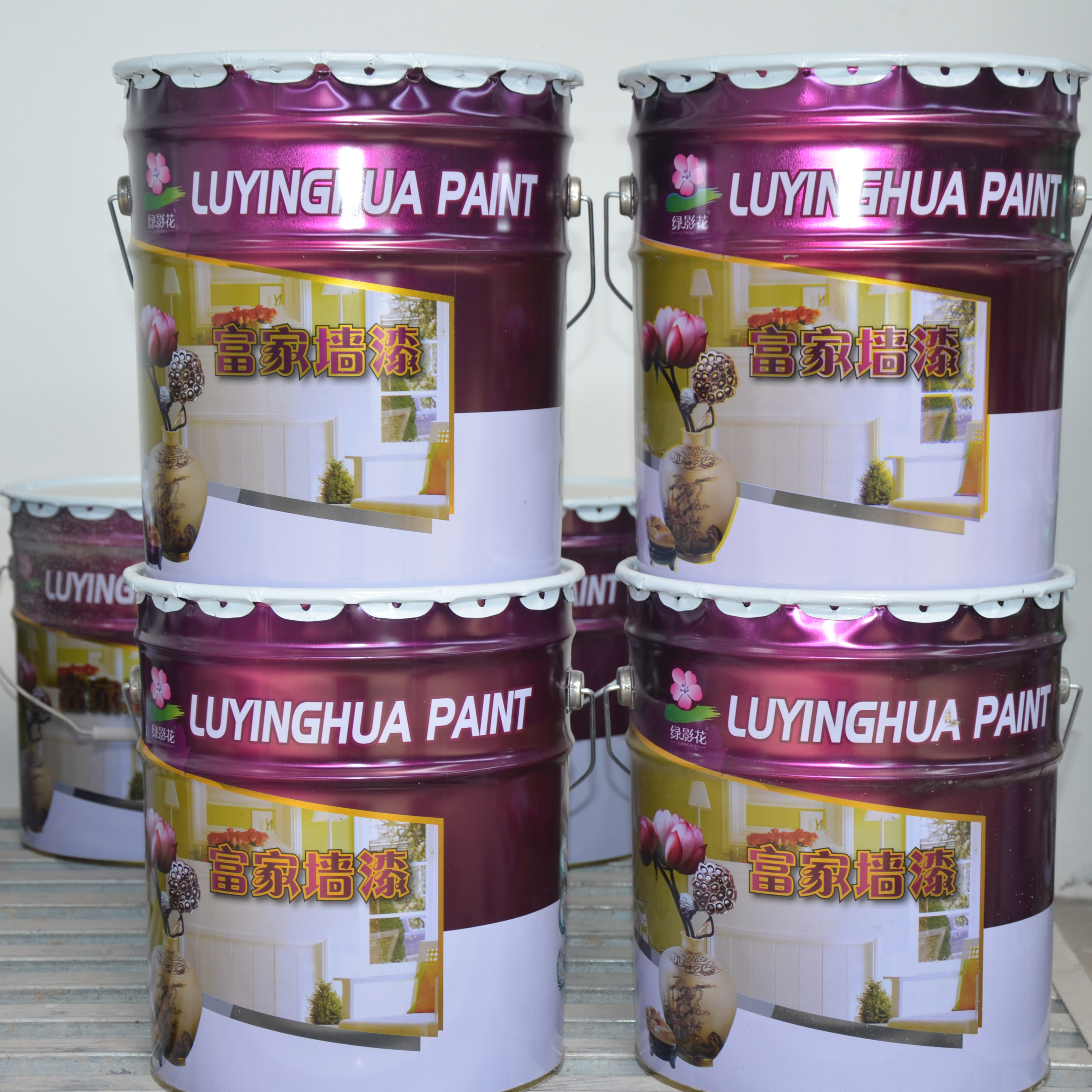 室內(nèi)墻面漆 內(nèi)墻凈味白色乳膠漆 耐水耐污防霉涂料 富家漆