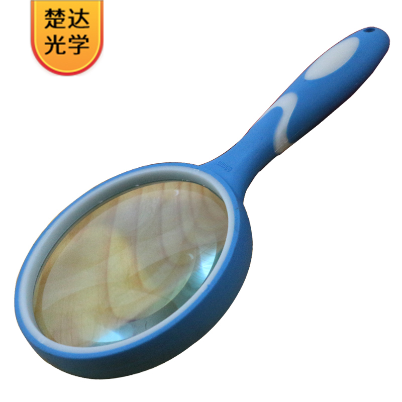 彩色橡膠手柄擴大鏡 玻璃放大鏡圖片