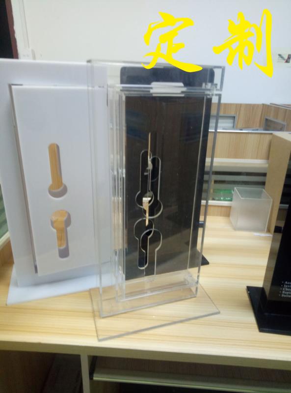 亞克力智能鎖展示架圖片/亞克力智能鎖展示架樣板圖 (2)