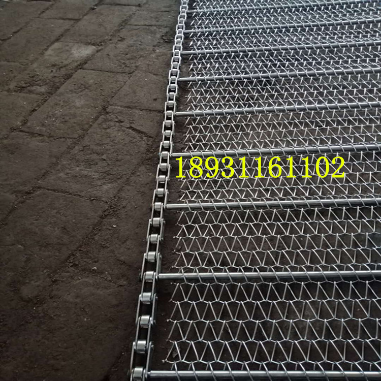 金屬勾花網(wǎng)輸送帶圖片