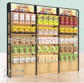 廣西南寧鋼木貨架鋼木超市貨架定做圖片
