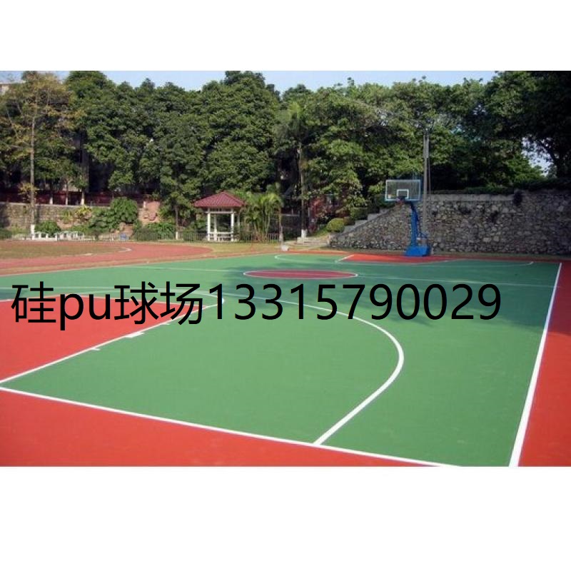 塑膠跑道硅pu球場(chǎng)全國(guó)施工圖片