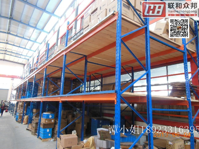 中山倉庫二層搭建出口閣樓定制貨架圖片/中山倉庫二層搭建出口閣樓定制貨架樣板圖 (4)