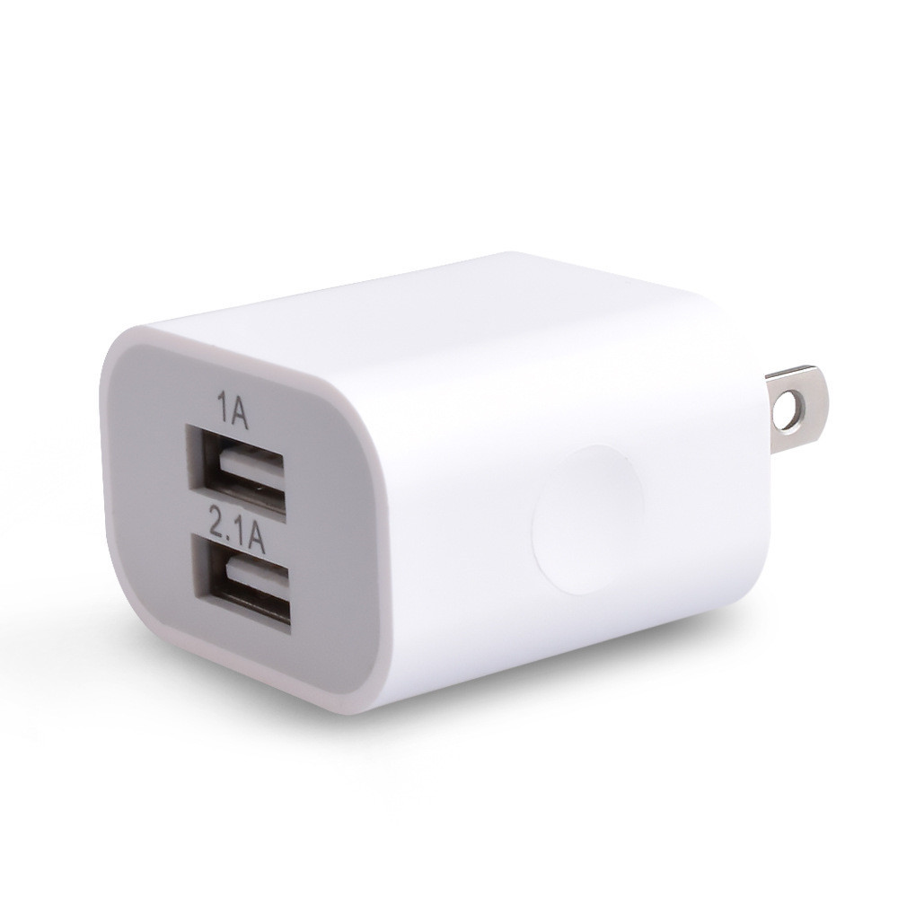足5v2a充電器 USB充電頭 歐規(guī)美規(guī)電源適配器 雙USB蘋果6代充電器