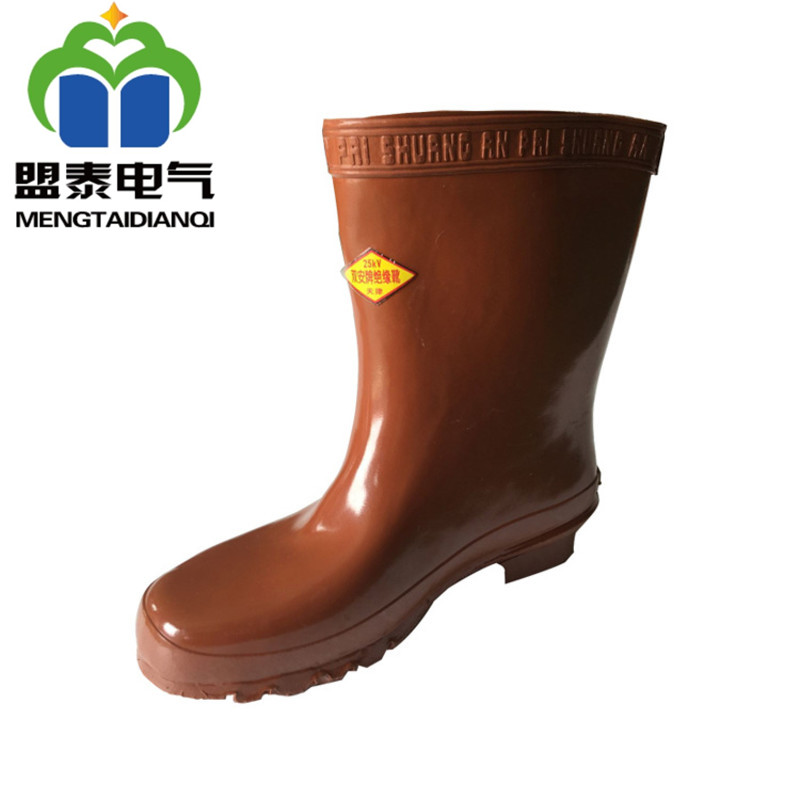 耐高壓絕緣靴勞保電工防電橡膠靴 35KV 耐高壓絕緣靴 25KV勞保電工防電橡膠雨靴