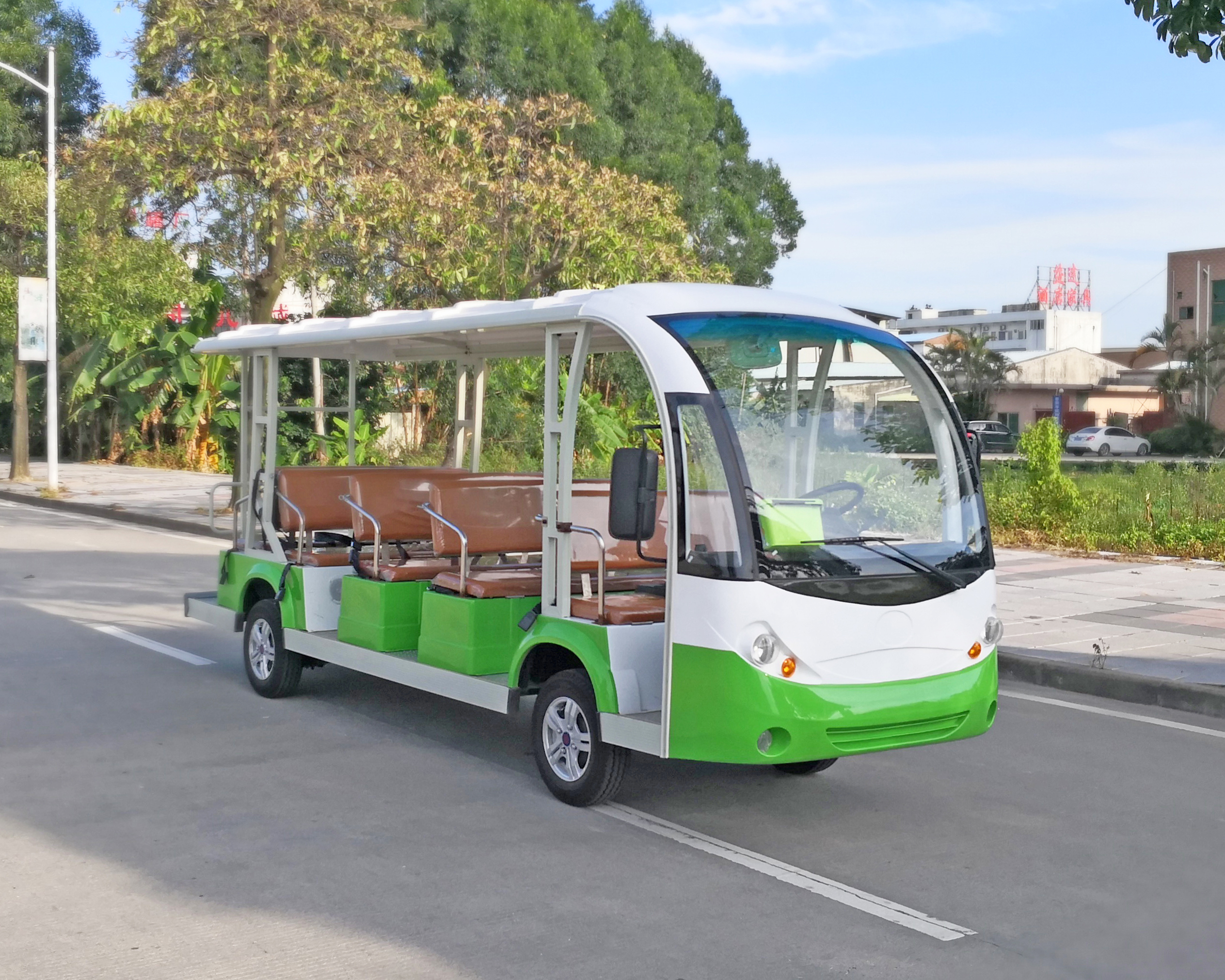 廠家推出新款14電動(dòng)觀光車(chē)圖片/廠家推出新款14電動(dòng)觀光車(chē)樣板圖 (2)