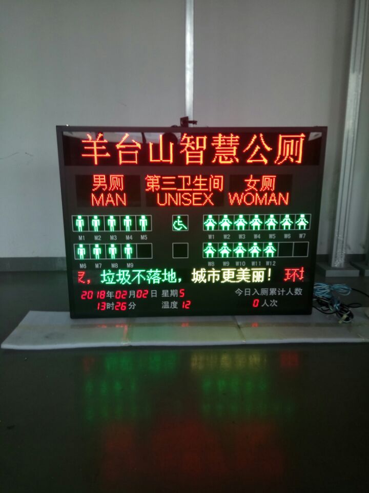 智能公廁LED顯示屏圖片