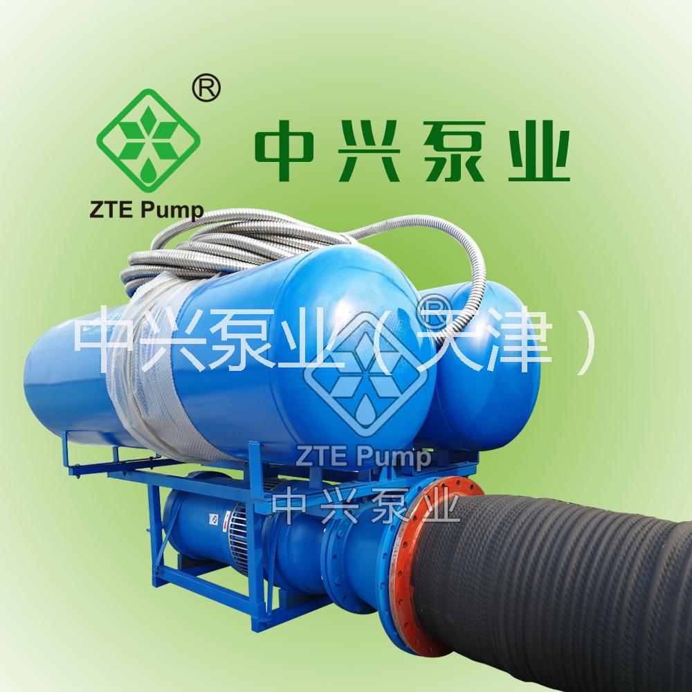 天津中興潛水軸流泵 漂浮式安裝