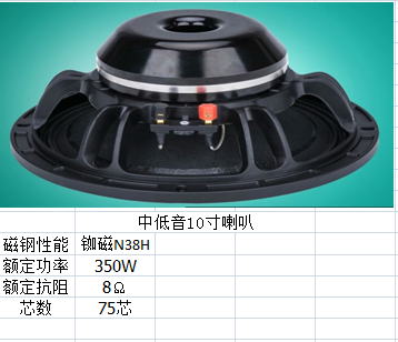 中低音喇叭图片