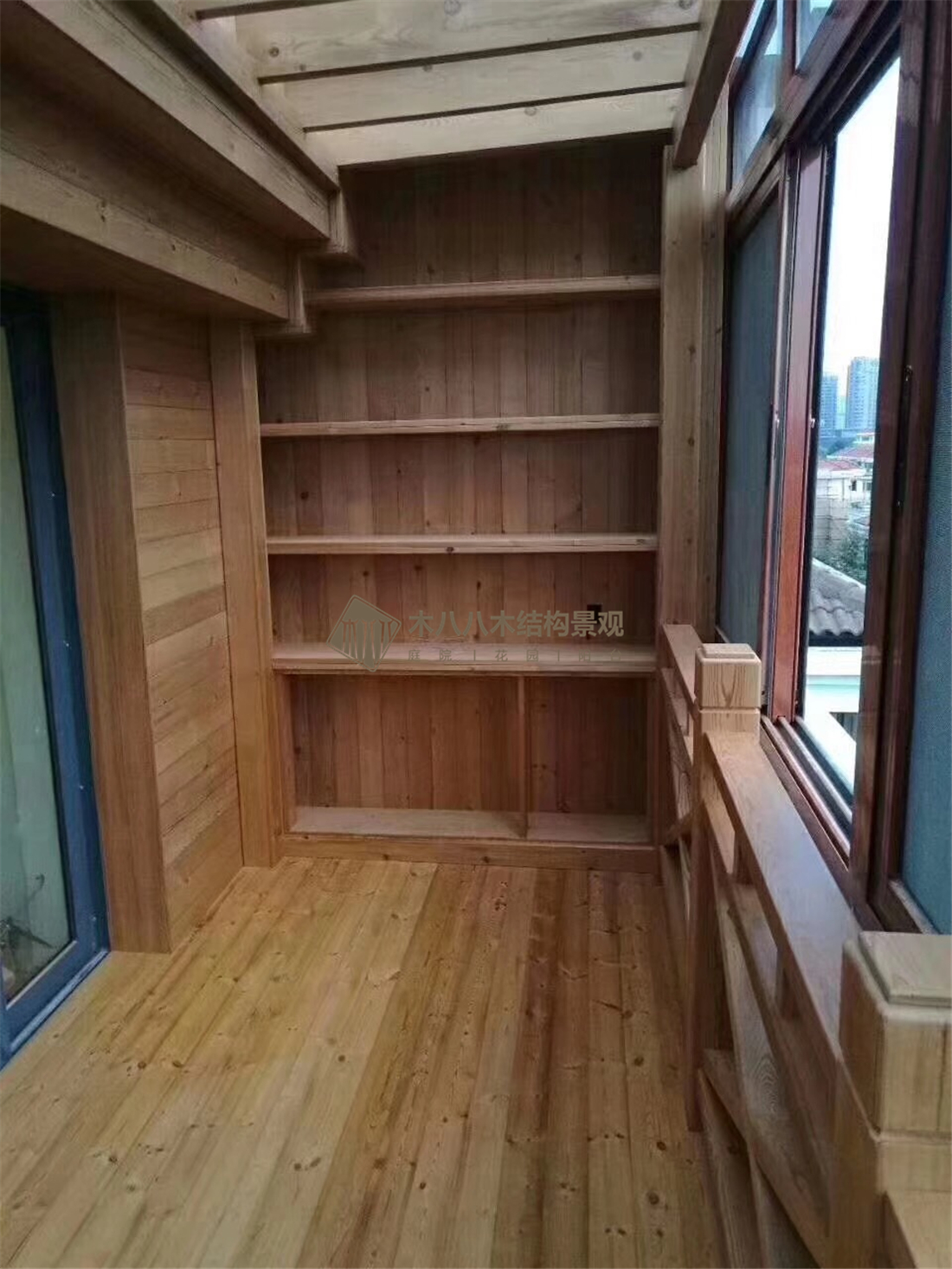 木八八花園木-陽臺景觀圍欄花架圖片/木八八花園木-陽臺景觀圍欄花架樣板圖 (4)