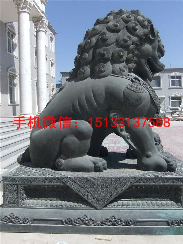 銅獅子雕塑圖片/銅獅子雕塑樣板圖 (4)