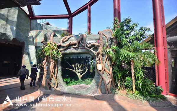 蘇氏山水供應(yīng)園林景觀--假山瀑布造景