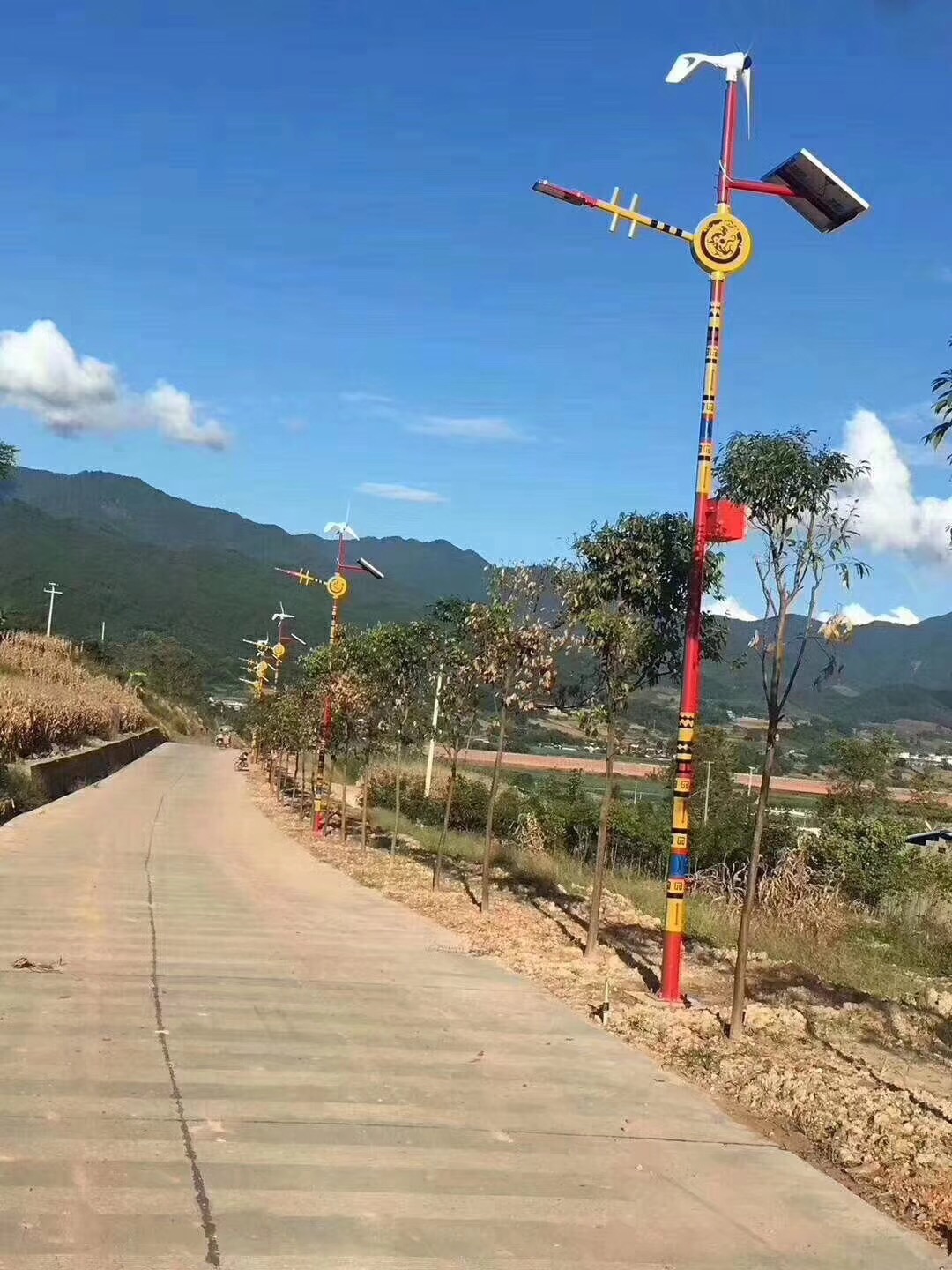 太陽能路燈圖片/太陽能路燈樣板圖 (1)