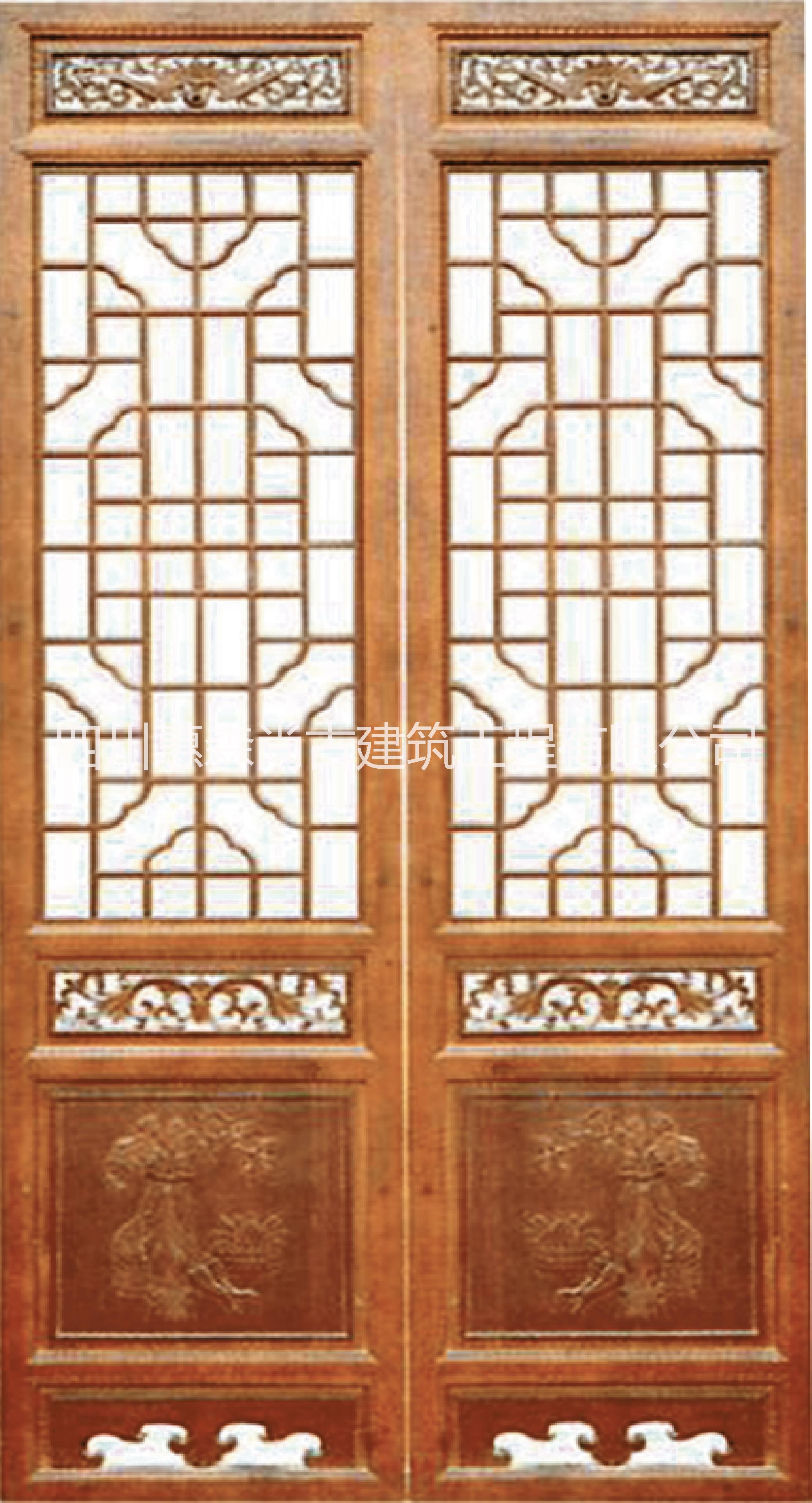 仿古建筑門窗圖片/仿古建筑門窗樣板圖 (4)