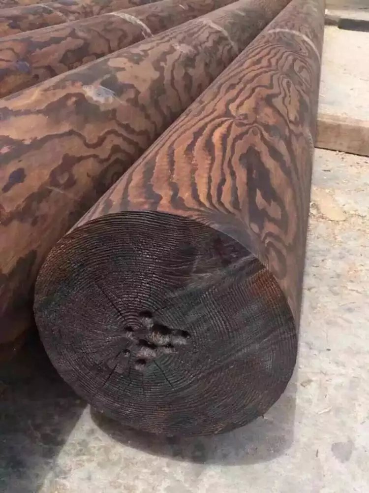 美國(guó)花旗松表面碳化木，花旗松刻拉絲，花旗松板材