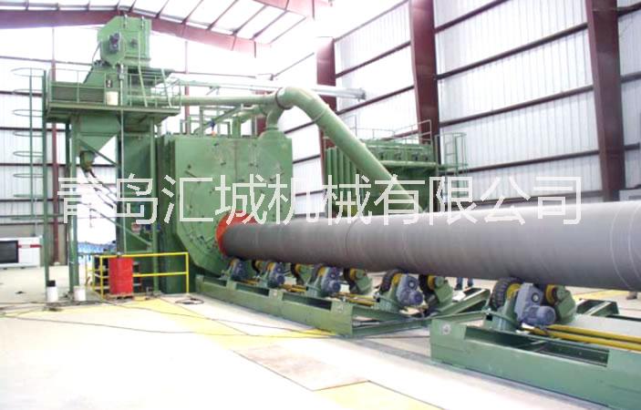 鋼管外壁拋丸機(jī)圖片/鋼管外壁拋丸機(jī)樣板圖 (2)