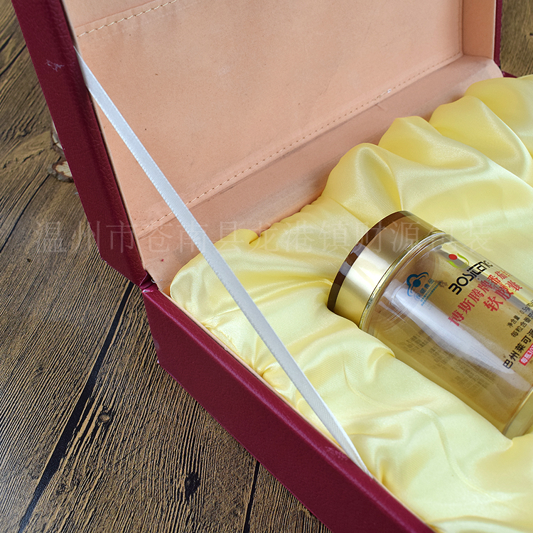 手提鐵皮石斛包裝皮盒圖片/手提鐵皮石斛包裝皮盒樣板圖 (4)