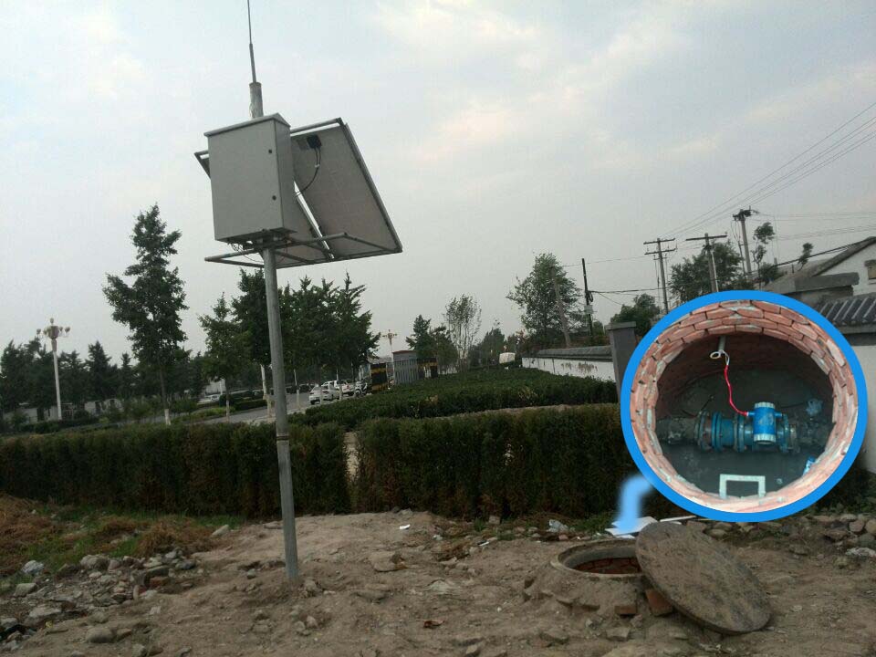 開封儀表廠太陽(yáng)能供電電磁流量計(jì)圖片