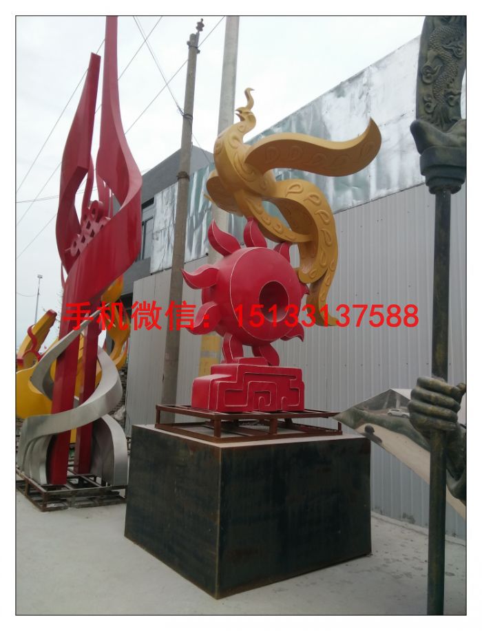 ?？诖笮途坝^不銹鋼雕塑，三亞不銹鋼抽象動(dòng)物雕塑，海南不銹鋼雕塑廠家定制