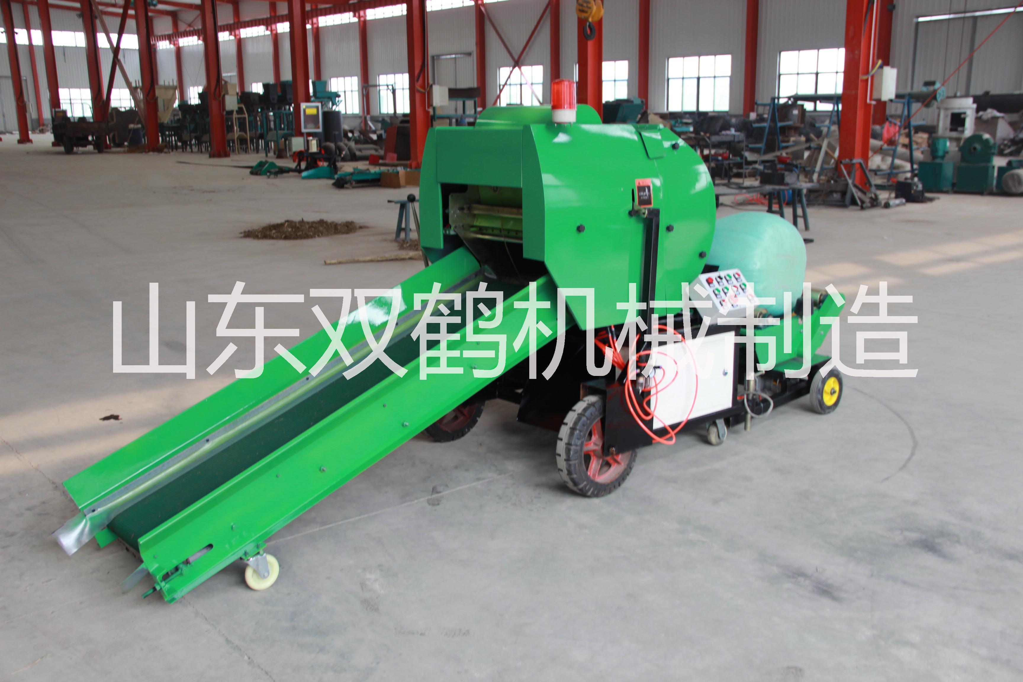 青貯圓草捆全自動(dòng)打捆機(jī)山東雙鶴 青貯圓草捆全自動(dòng)打捆機(jī)雙鶴批發(fā)