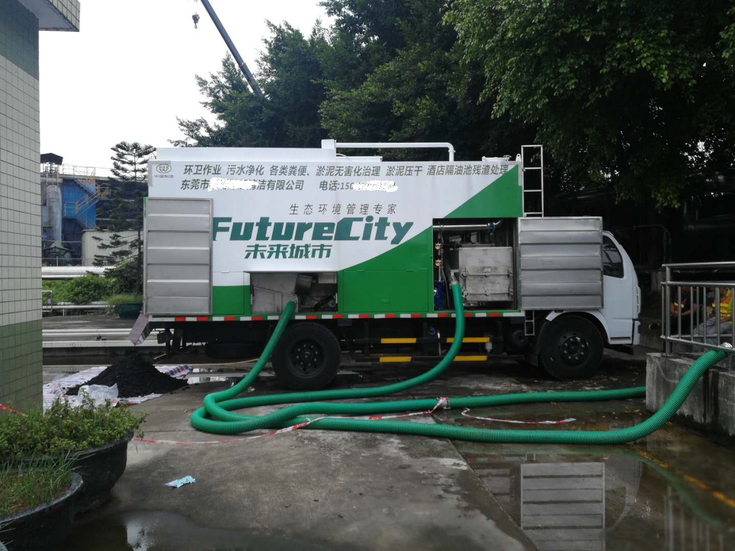 分離式吸糞車 圖片展示  吸糞車圖片