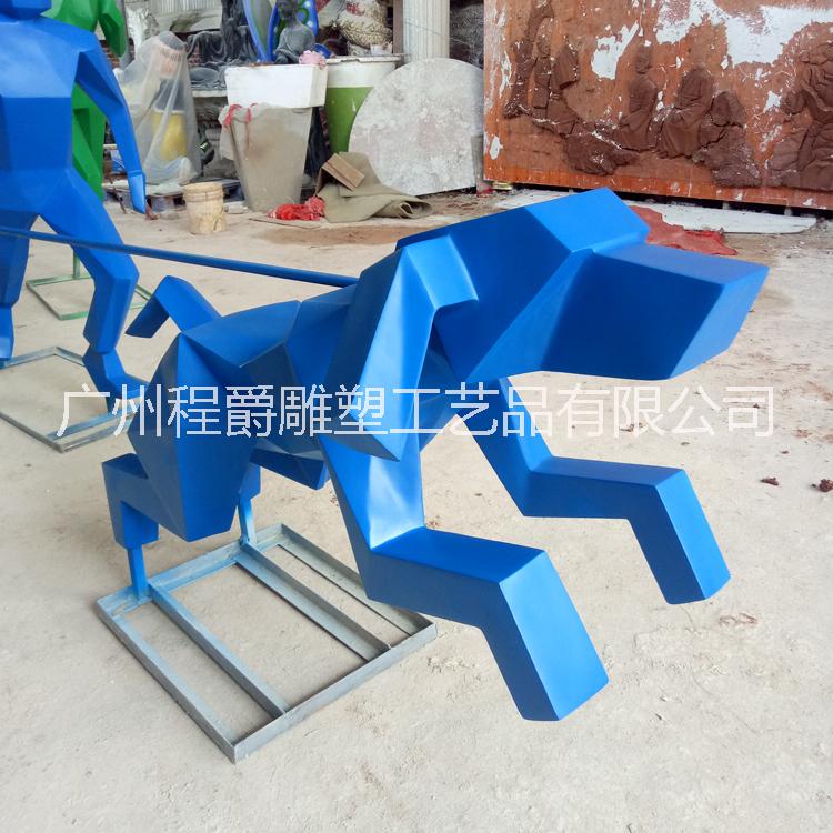 玻璃鋼抽象切面狗圖片/玻璃鋼抽象切面狗樣板圖 (2)