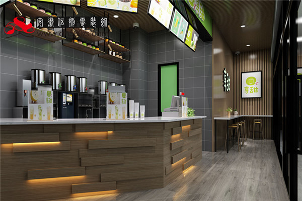 合肥奶茶店裝修甜品店裝修 清淡生活，濃飲精華