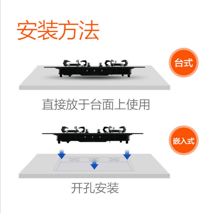 嵌入式不銹鋼燃?xì)庠顖D片/嵌入式不銹鋼燃?xì)庠顦影鍒D (4)