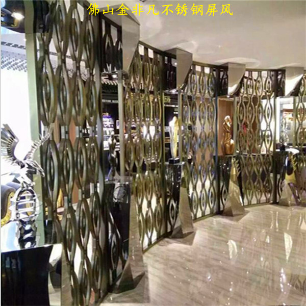 優(yōu)質(zhì)直銷香檳金不銹鋼落地屏風(fēng) 香檳金不銹鋼落地屏風(fēng)價(jià)格 香檳金不銹鋼落地屏風(fēng)廠家