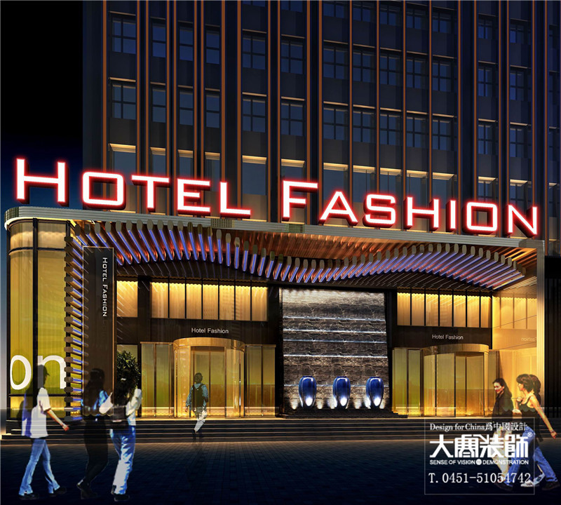 時尚酒店 大寒裝飾-時尚酒店
