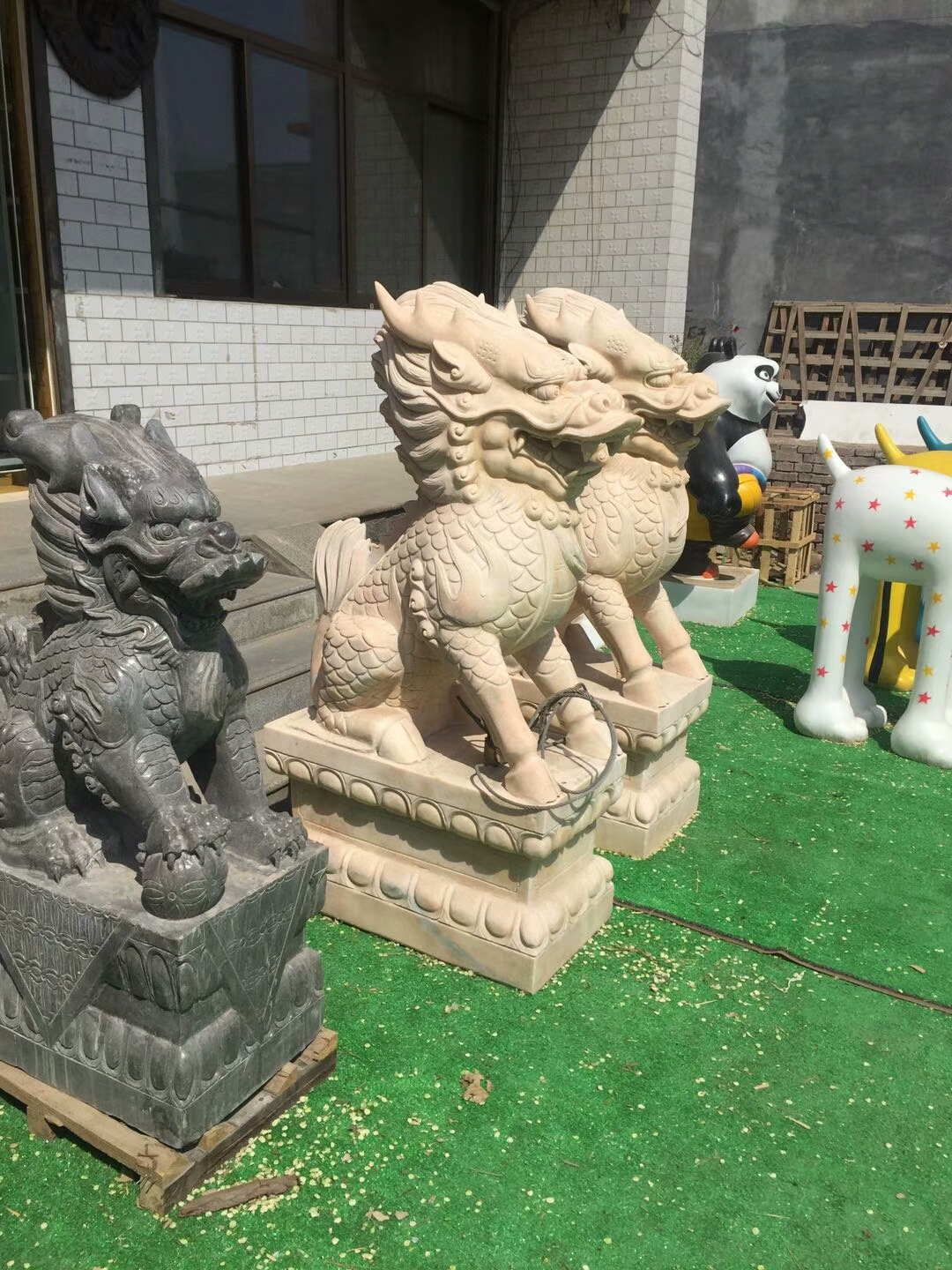 豐路雕塑 石雕擺件青石麒麟圖片/豐路雕塑 石雕擺件青石麒麟樣板圖 (1)