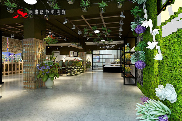 合肥花店裝修圖片/合肥花店裝修樣板圖 (4)