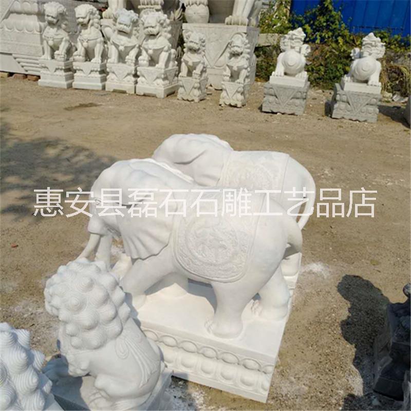 漢白玉大象圖片/漢白玉大象樣板圖 (4)